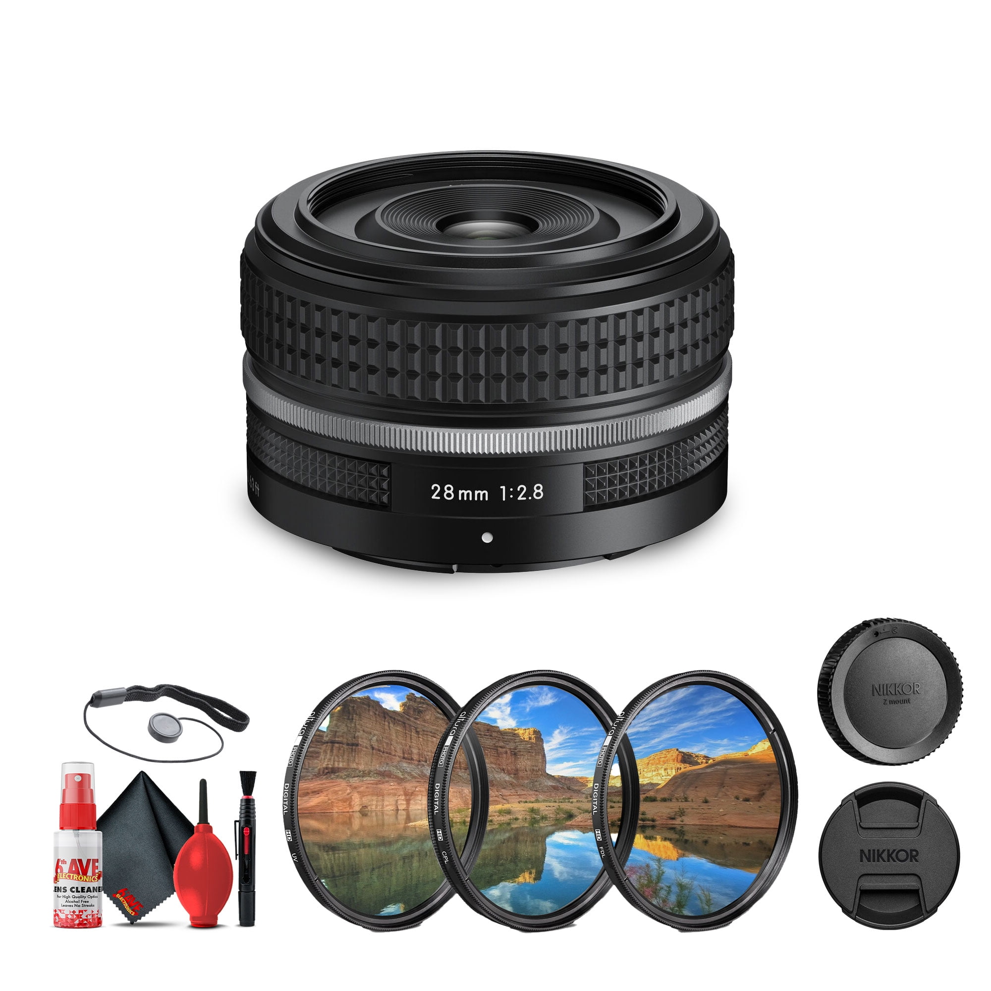 Nikon NIKKOR Z-Mount 28mm f/2.8 (SE) Ultra-Compact and Lightweight