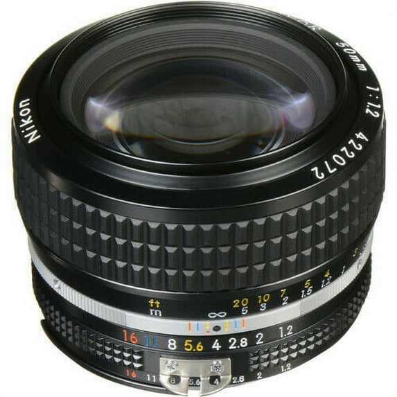Nikon Nikkor 50mm f/1.2 Manual Focus Lens