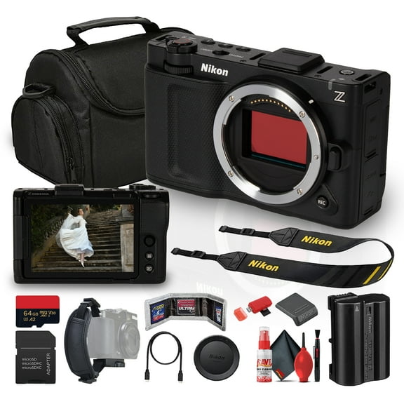 Nikon RED Z Cinema | ZR Cinema Camera | 32-Bit Float Audio, RED Color Science, 6K Full-Frame Body with 4" DCI-P3 Monitor | For Filmmakers & Studio Production + Bag + 64GB Card + Card Reader + More