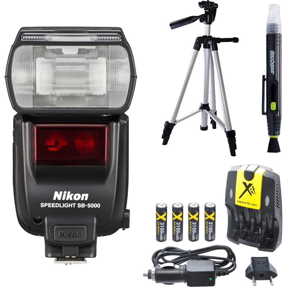 Nikon SB5000 AF Speedlight Flash and Tripod Bundle Includes Flash