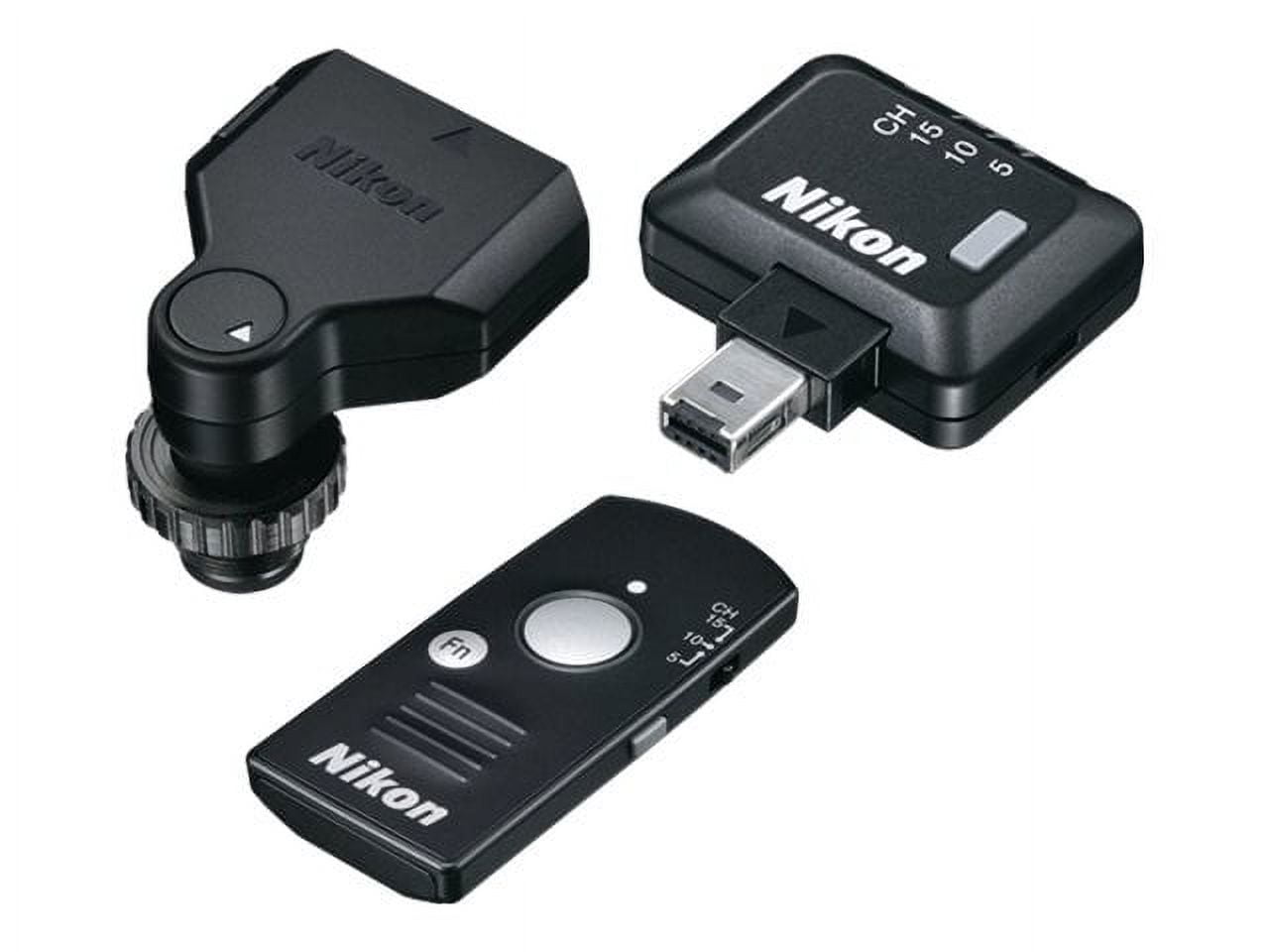 Nikon WR-R10/WR-T10/WR-A10 Wireless Remote Adapter Set - Wireless remote control kit - for Nikon D300S, D3400, D3X, D4, D5, D500, D5300, D6, D780, D800, D810, D810A, D850, Z9