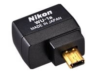 Nikon WU-1a - Network adapter - 802.11b/g/n - for Nikon D3200, D3300, D5200, D5300, D7100, Df; Coolpix A, P330, P520, P530, P7800