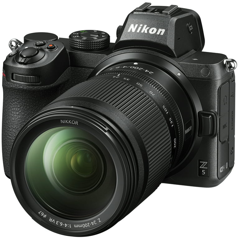 Nikon Z 5 w/NIKKOR Z 24-200mm f/4-6.3 VR - Walmart.com