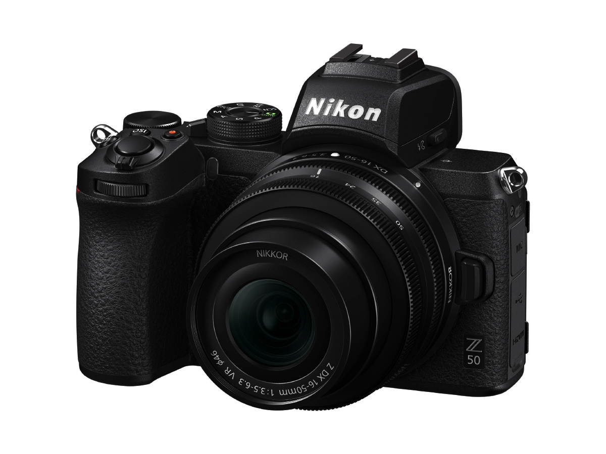 Nikon Z 50 20.9MP with 16-50mm VR Lens Kit Mirrorless Camera (International Version) Black - image 1 of 4