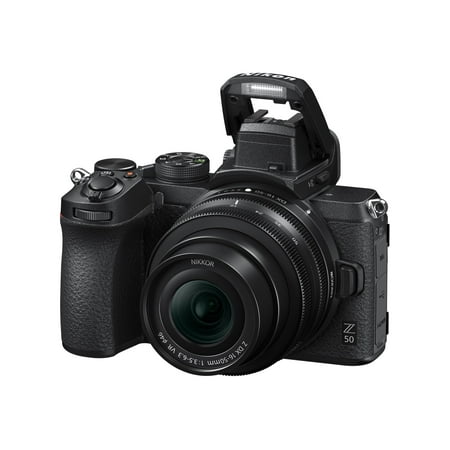 Nikon - Z50 Mirrorless 4K Video Camera with NIKKOR Z DX 16-50mm f/3.5-6.3 VR Lens - Black