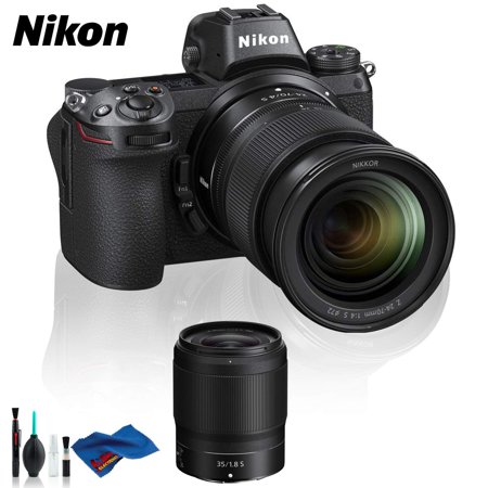 Nikon Z 6 Mirrorless Digital Camera with 24-70mm Lens, FTZ Mount Adapter, and 35mm f/1.8 S Lens Kit (Intl Model)