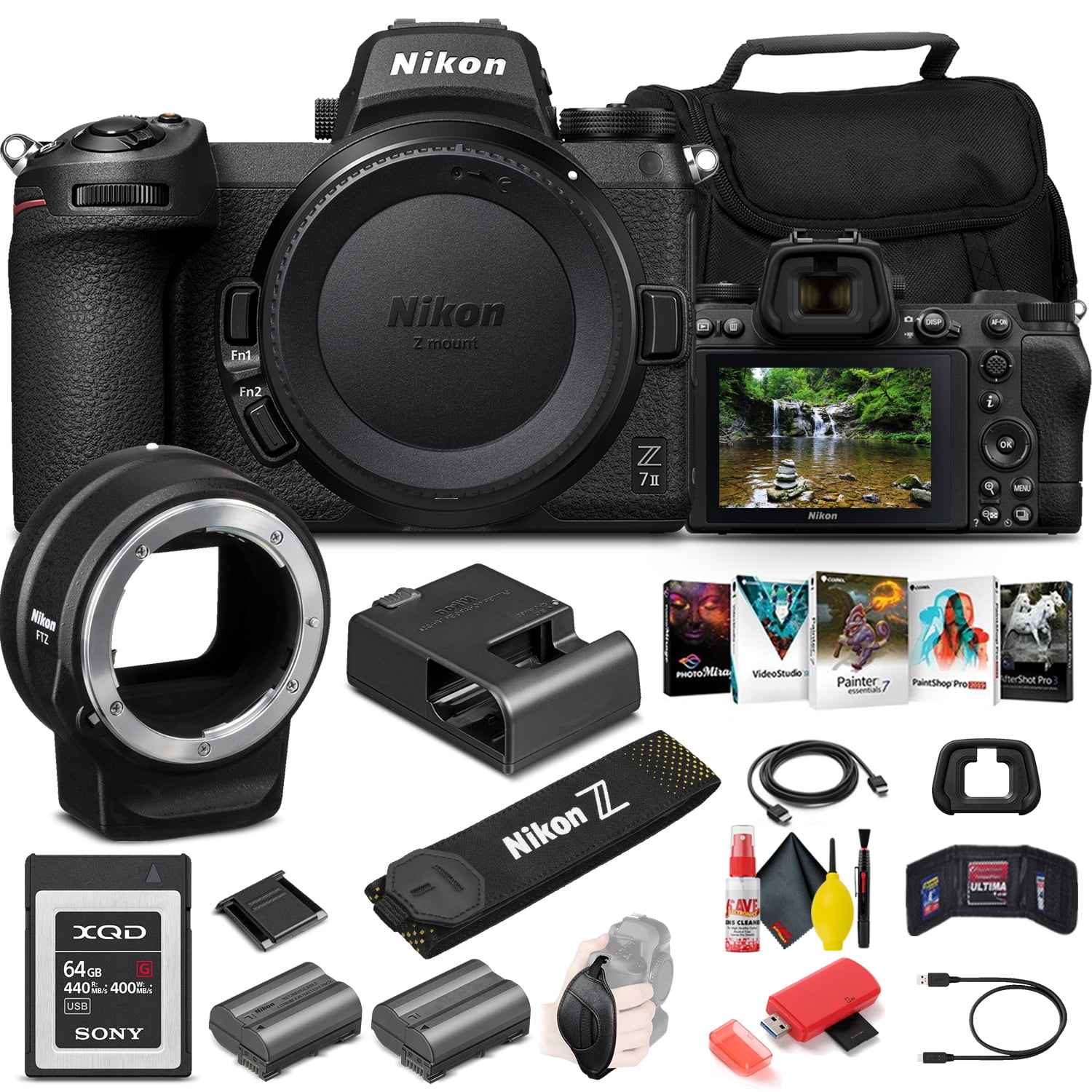 Nikon Z 7II Mirrorless Digital Camera 45.7MP (Body Only) (1653) + FTZ