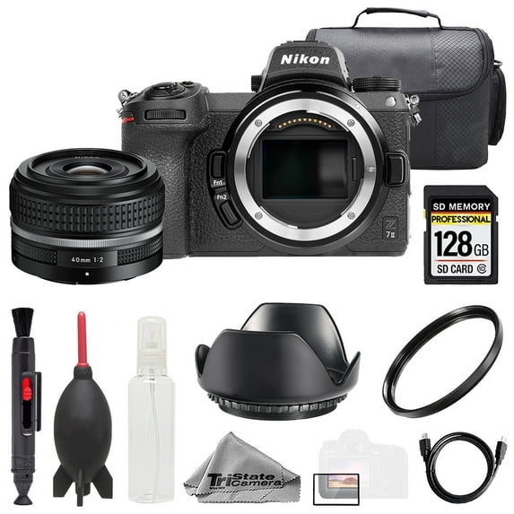 Nikon Z 7II + NIKKOR Z 40mm f/2 (SE) Lens +128GB+ Bag+ UV Filter- Basic Kit (International Version)