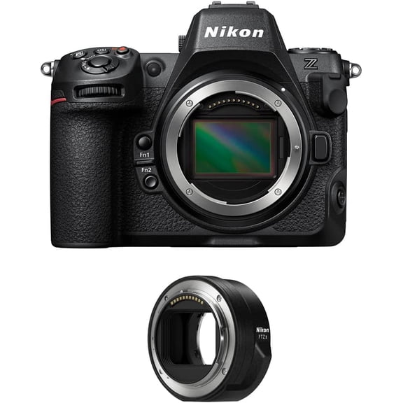 Nikon Z8 Mirrorless Camera (Body Only) Bundle with Nikon FTZ II Mount Adapter