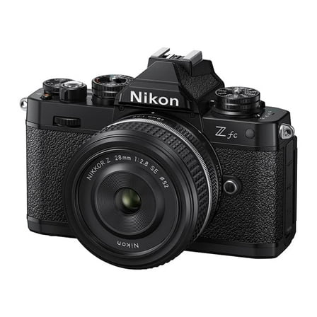 Nikon Z fc DX-Format Mirrorless Camera Body w/NIKKOR Z 28mm F/2.8 (SE) (Black)