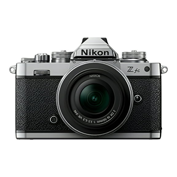 Nikon Z fc DX-Format Mirrorless Camera Body w/NIKKOR Z DX 16-50mm F/3.5-6.3 VR - Silver