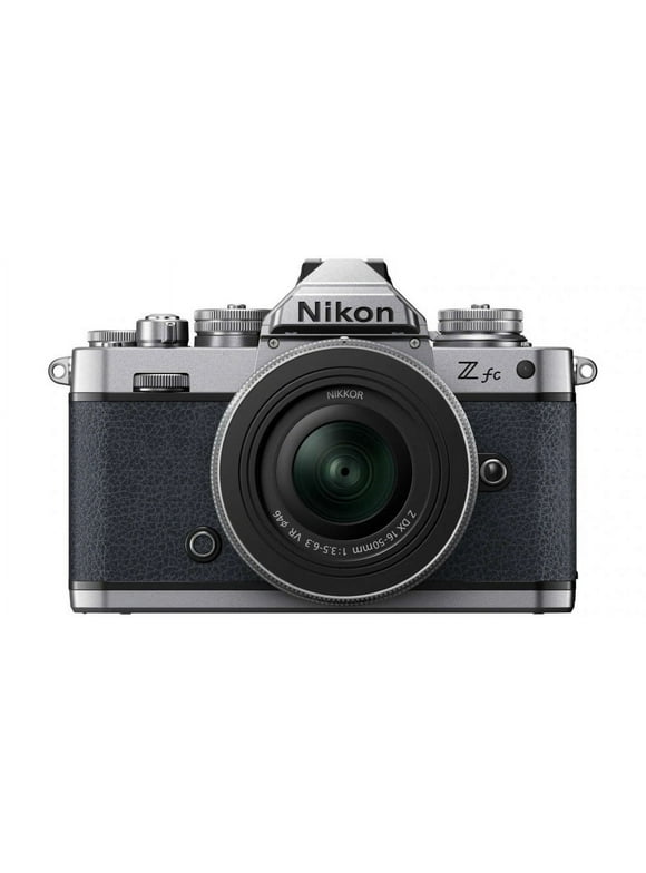 Nikon Z fc DX-Format Mirrorless Camera Body w/NIKKOR Z DX 16-50mm f/3.5-6.3 VR - Midnight Gray (International Version)