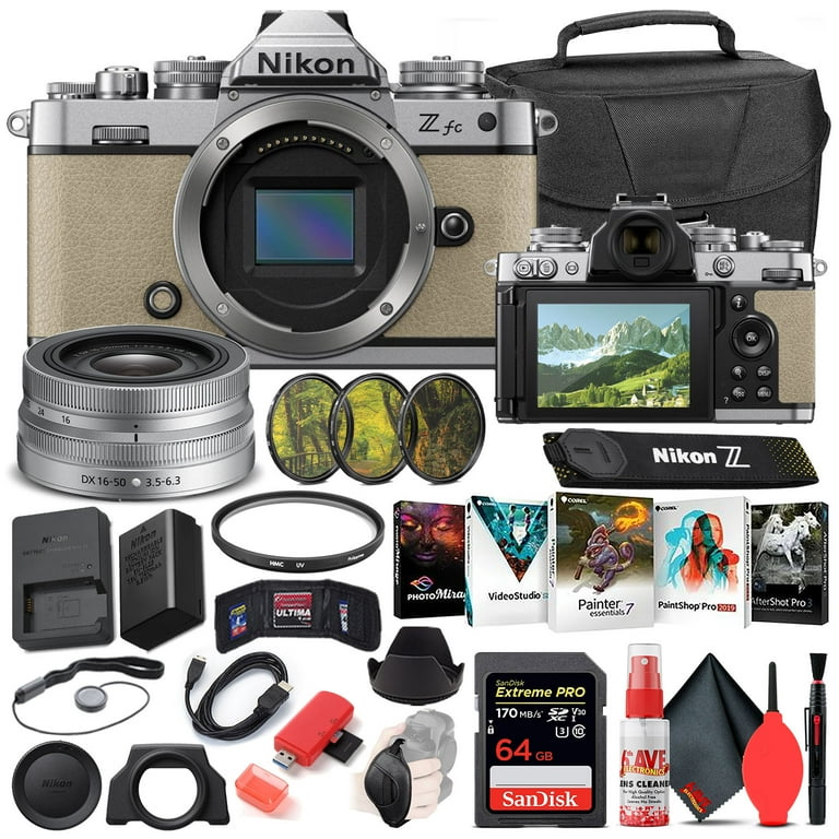 Nikon Z fc Mirrorless Digital Camera with 16-50mm Lens (Sand Nikon Z fc Mirrorless Digital Camera with 16-50mm Lens (Sand