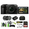 thumbnail image 1 of Nikon Z30 Mirrorless Camera 20.9MP with 16-50mm Lens 4K Video Bundle 64GB Card Bag Tripod Kit (International Model), 1 of 7