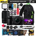 thumbnail image 1 of Nikon Z30 Mirrorless Camera with 2 Lens Kit NIKKOR Z DX 16-50mm F3.5-6.3 VR and 50-250mm F4.5-6.3 VR Bundle 1743 Bundle with Deco Gear Backpack + LED + Filters + Tripod | Official Nikon USA Dealer, 1 of 10