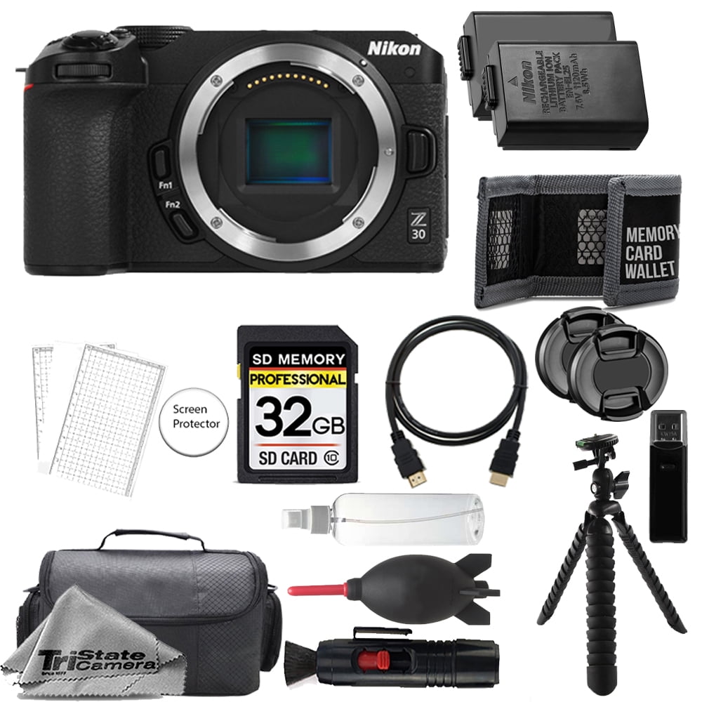 Nikon Z30 Mirrorless Camera + 32GB + Extra Battery+ Tripod