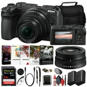 Nikon Z30 Mirrorless Camera 20.9MP with 16-50mm Lens 4K Video Bundle 64GB Card Extra Battery Software Bag Cleaning Kit International Model