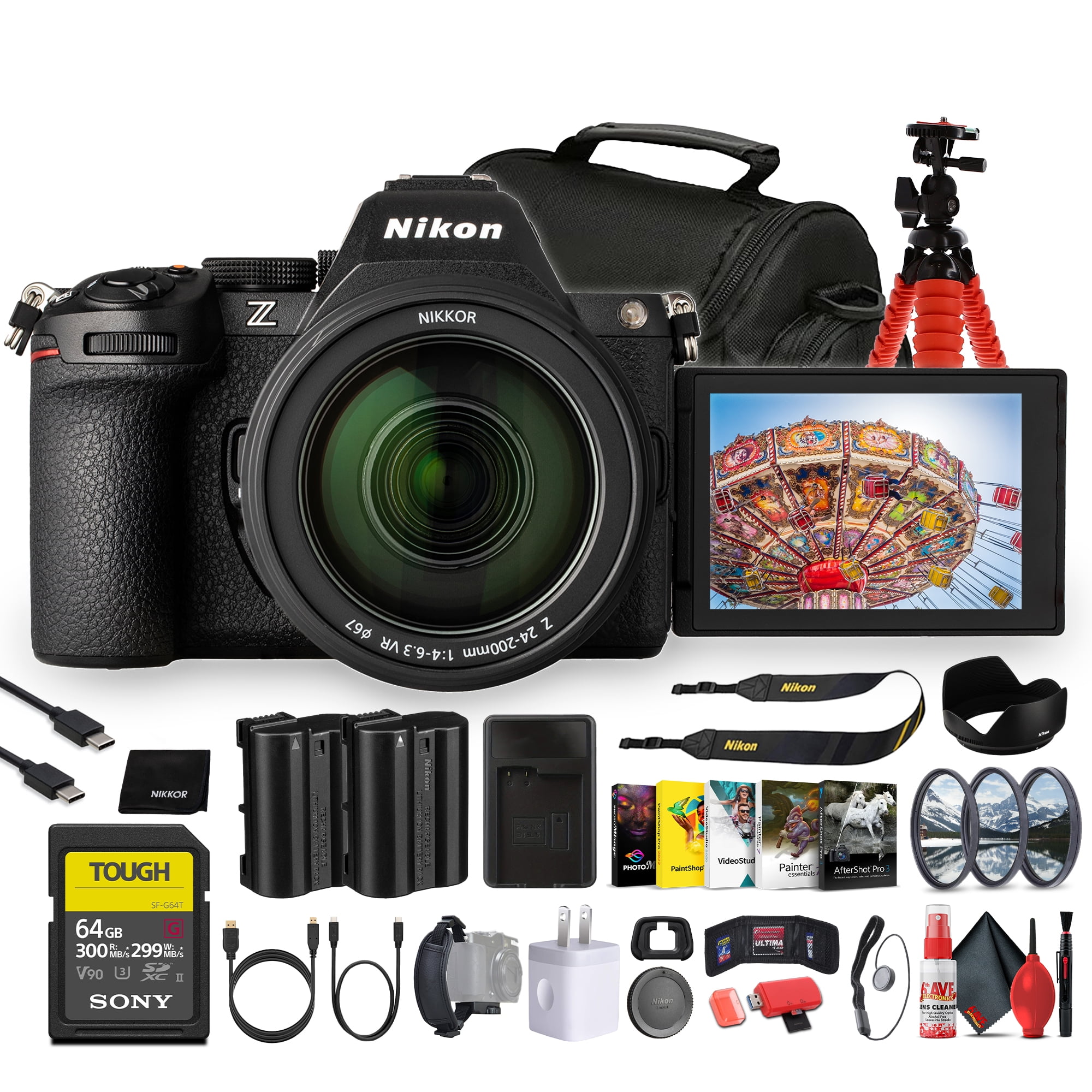 Nikon Z5 II Mirrorless Camera with 24-200mm VR Lens (1688