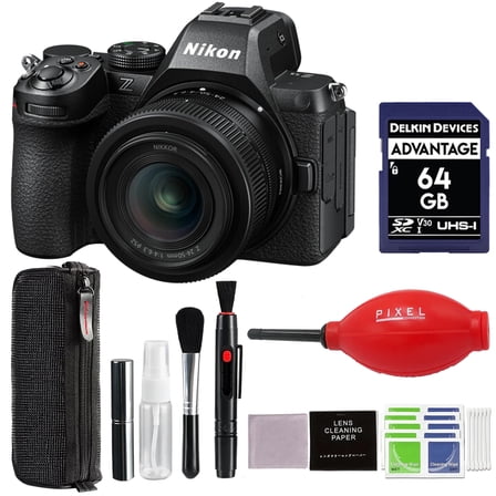 Nikon Z5 II Mirrorless Camera with 24-50mm f/4-6.3 Lens with Advanced Accessories and Travel Bundle | 2018 | nikon z5 II 24-50mm