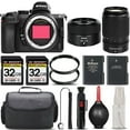 thumbnail image 1 of Nikon Z5 Mirrorless with 50-250mm f/4.5-6.3 VR Lens + 28mm f/2.8 Lens + 64GB Storage + UV Filter + Backup Battery + Case + Cleaning Kit - International Version, 1 of 6