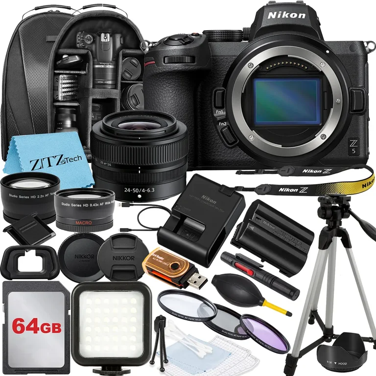 Nikon Z5 Mirrorless Camera with NIKKOR Z 24-50mm Zoom Lens, 64GB