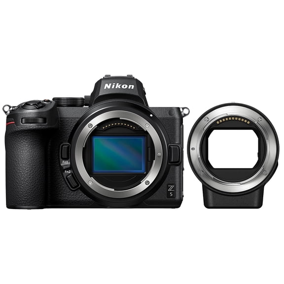 Nikon Z5 Mirrorless Digital Camera Body 24.3 MP Full-Frame + FTZ Mount Adapter