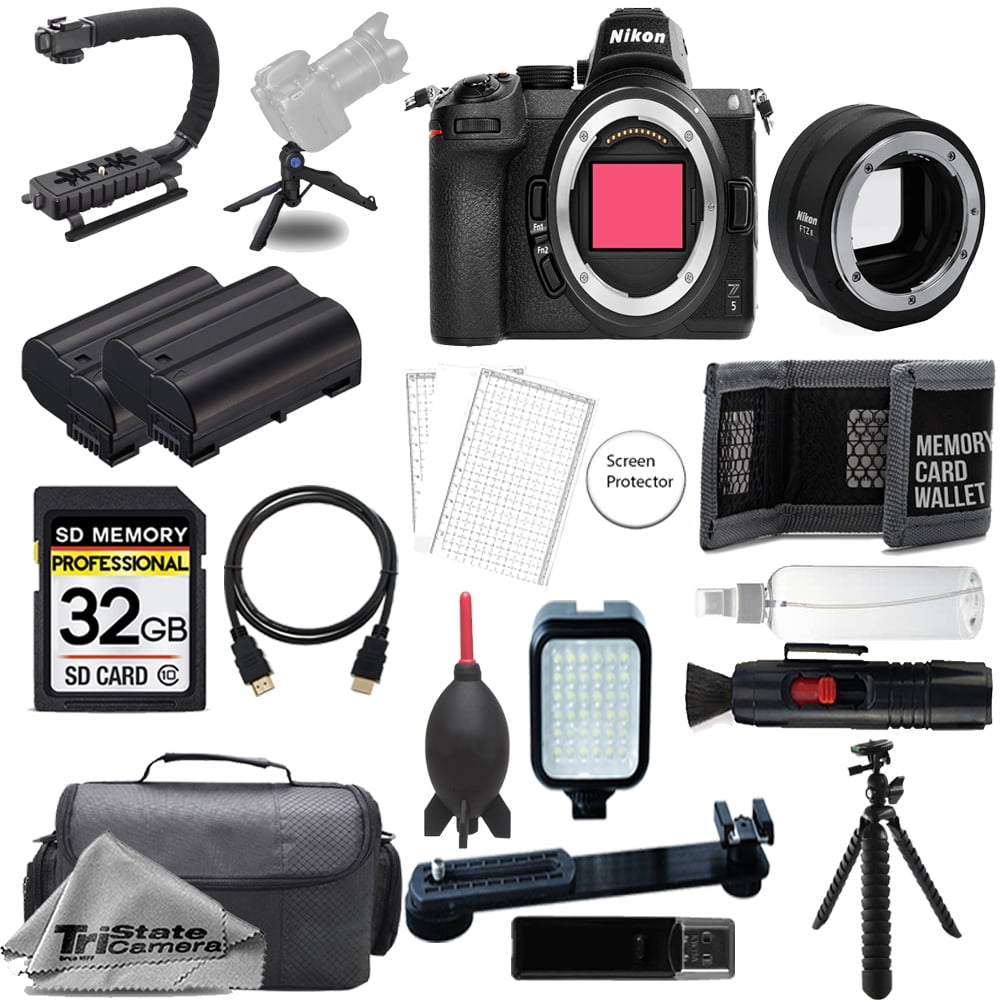 Nikon Z5 Mirrorless Digital Camera (Body) w/ FTZ II Mount Adapter+ 32GB