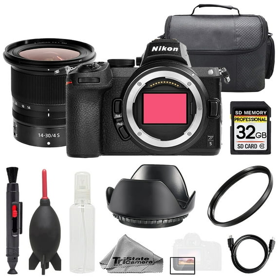 Nikon Z5 + NIKKOR Z 14-30mm f/4 S Lens +32GB + Bag+ UV Filter- Basic Kit (International Version)