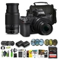thumbnail image 1 of Nikon Z50 Compact Lightweight Mirrorless Camera with 16-50mm and 50-250mm Lenses + ENEL25 Replacement Battery + Extreme PRO 64GB Card+ UV Lens Filter + Photo Editing Software + More, 1 of 7