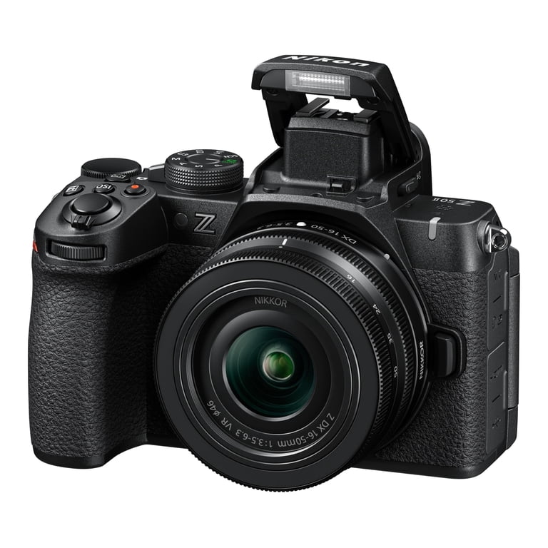 Nikon Z50 II Mirrorless Camera, 16-50mm Lens, 20.9MP Sensor, 4K