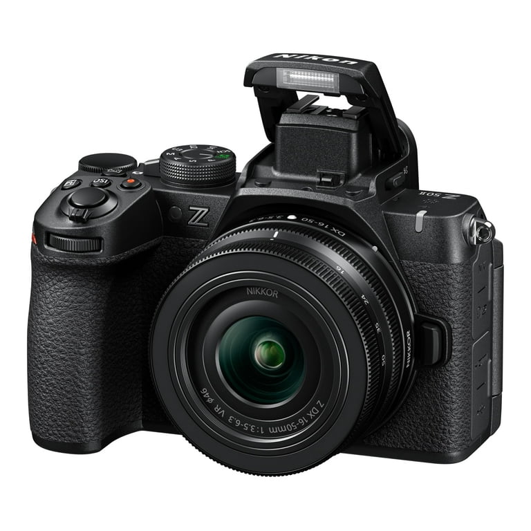 Nikon Z50 II Mirrorless Camera, 16-50mm Lens, 20.9MP Sensor