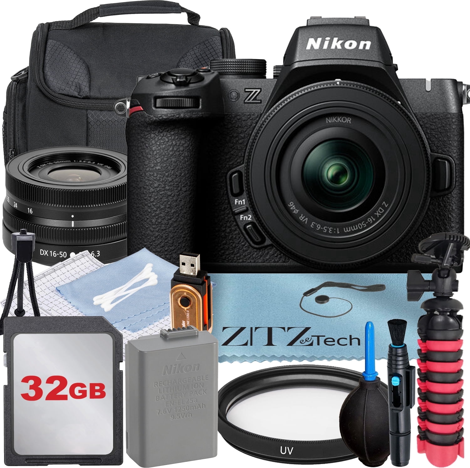 Nikon Z50 II Mirrorless Camera with NIKKOR Z DX 16-50mm VR Lens +