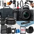 thumbnail image 1 of Nikon Z50 Mirrorless Camera Bundle with NIKKOR 16-50mm VR Zoom Lens + 32GB SanDisk Card + Case + Tripod + ZeeTech Accessory (International Version), 1 of 9