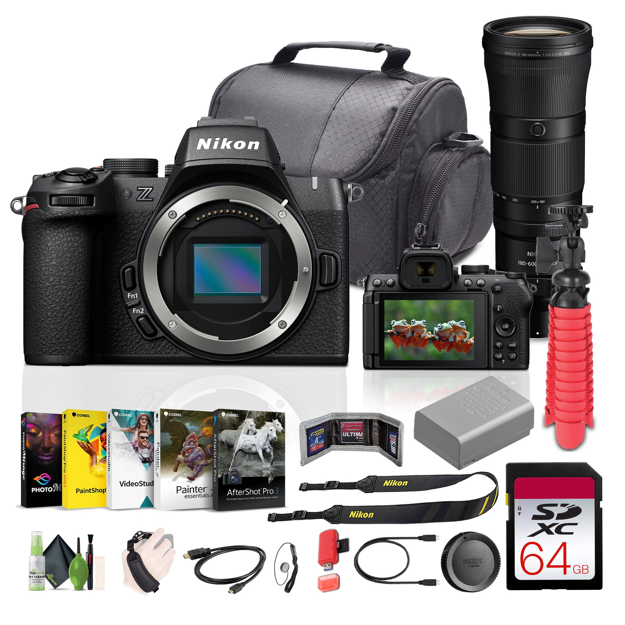 Nikon Z50II Mirrorless Camera Bundle with NIKKOR Z 180-600mm Lens