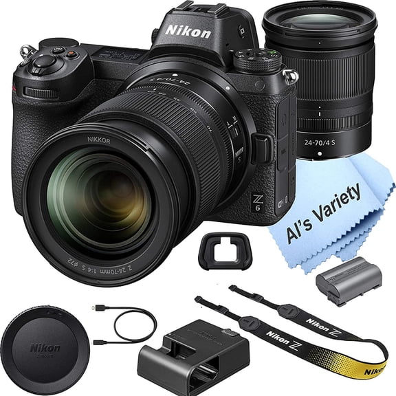 Nikon Z6 FX-Format Mirrorless Camera with 24-70mm Lens (International Version)