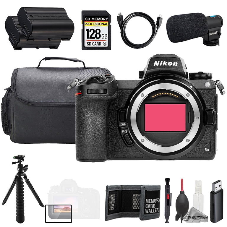 Nikon Z6 II (Body) + Mic + 128GB + Extra Battery+ Tripod 