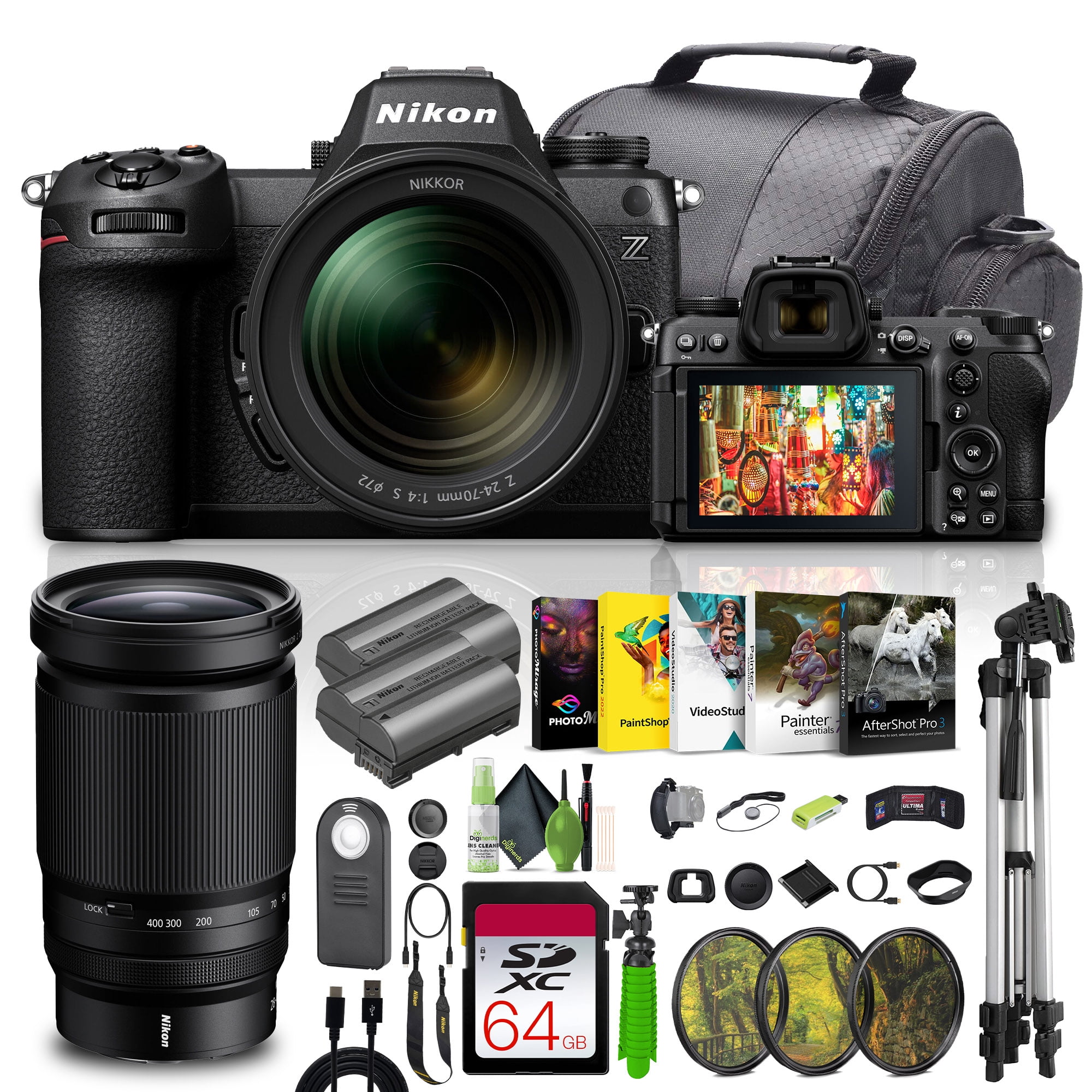 Nikon Z6 おまけ多数セット Nikon Z6 III Mirrorless Camera with 24-70mm & 28-400mm Lenses
