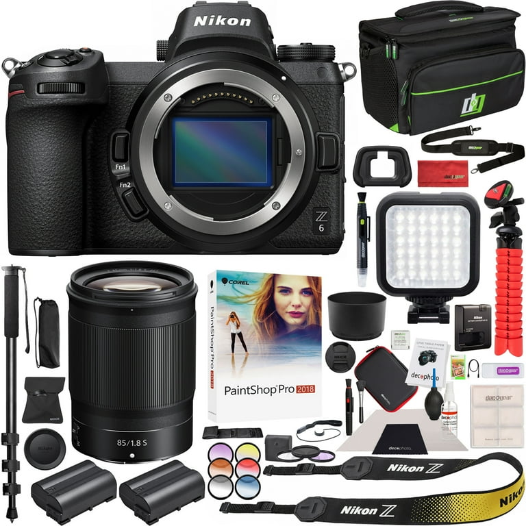 Nikon Z6 Mirrorless Camera Body FX-Format Full-Frame 4K Ultra HD