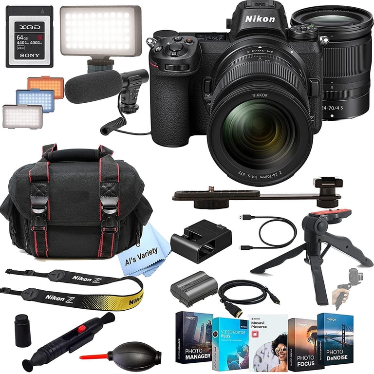 Nikon Z6 Mirrorless Digital Camera 24.5MP W/Nikkor Z 24-70mm f/4 S