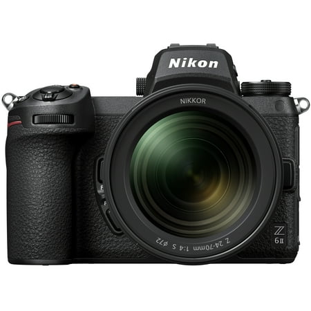 Nikon - Z 6 II 4k Video Mirrorless Camera with NIKKOR Z 24-70mm f/4 Lens - Black