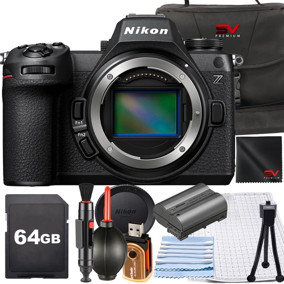 Nikon Z6 III Mirrorless Camera (Body Only) + SanDisk 32GB Memory Card + Highspeed Card Reader + SV Premium Accessory Bundle (International Version)