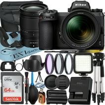 Nikon Z7 II Mirrorless Camera with NIKKOR Z 24-70mm f/4 S Lens + SanDisk 64GB Card + Case + 3 Pieces Filter + Flash + ZeeTech Accessory Bundle