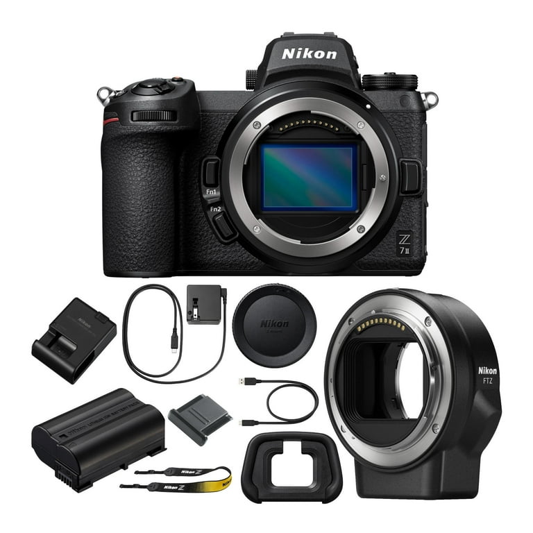 Nikon Z7II Mirrorless Digital Camera Body with Nikon FTZ II Mount