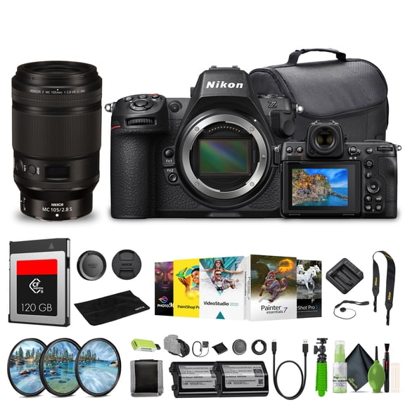 Nikon Z8 Mirrorless Camera 45.7MP Full Frame 8K Video Pro Bundle (International Model)