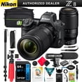 thumbnail image 1 of Nikon Z8 Professional Full Frame Mirrorless 8K Video & Stills Hybrid FX Camera with 70-180mm F2.8 Zoom Lens Kit 1695 Bundle with Deco Gear Bag + Microphone + Monopod | Official Nikon USA Dealer, 1 of 10