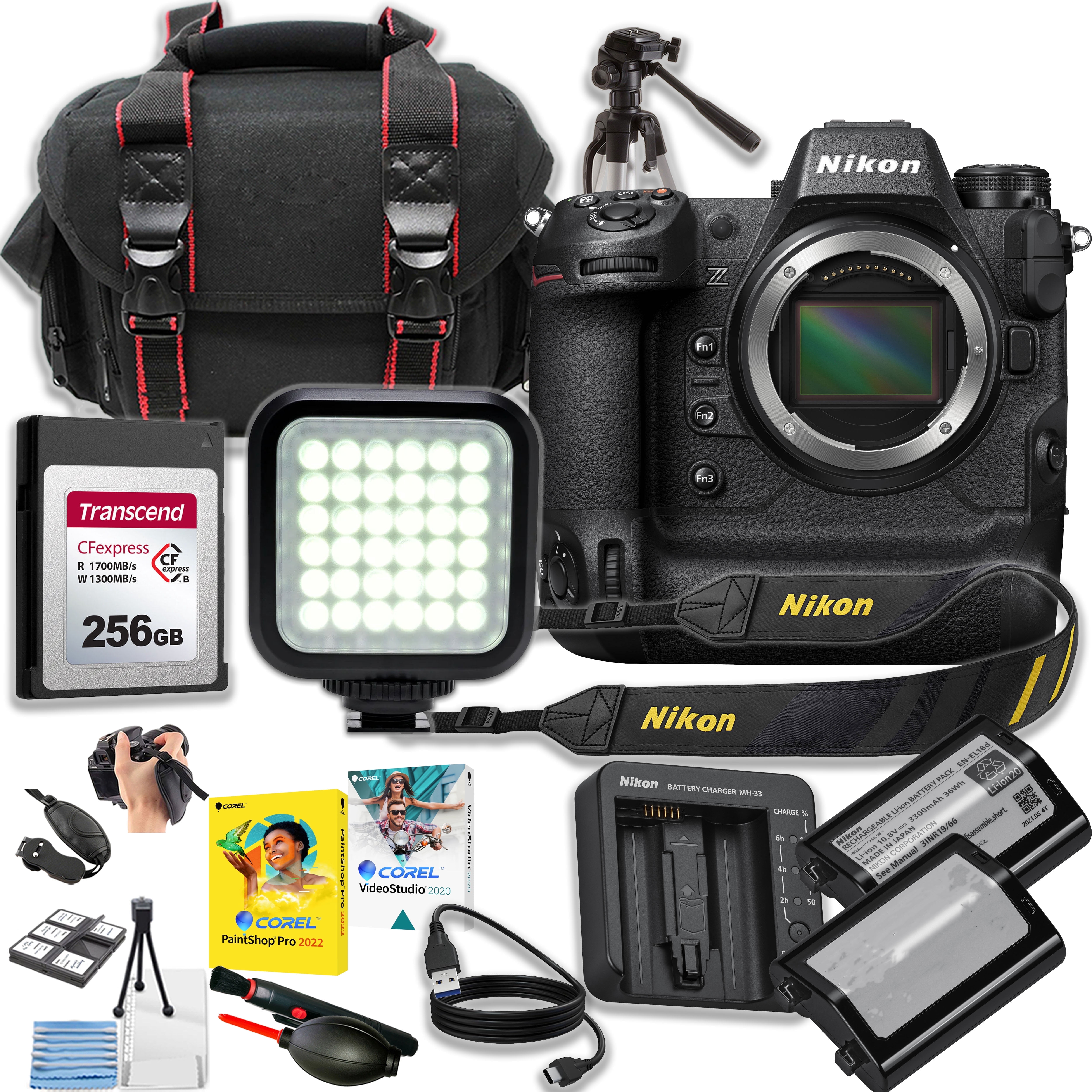 Nikon Z9 Mirrorless Camera (Body Only) + Transcend 256GB Cfexpress