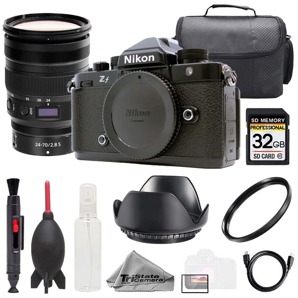 Nikon ZF + NIKKOR Z 24-70mm f/2.8 S Lens +32GB + Bag+ UV Filter
