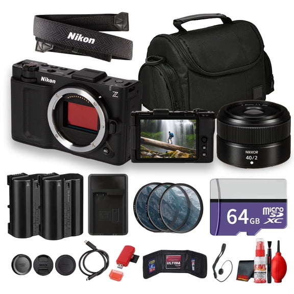Nikon ZR 6K Cinema Camera + NIKKOR Z 40mm f/2 Lens Bundle (International Model) | Professional Filmmaking Kit