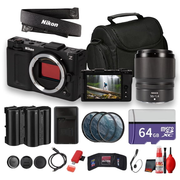 Nikon ZR 6K Cinema Camera + NIKKOR Z 50mm f/1.4 Lens Bundle (International Model) | Portrait & Video Creator Kit