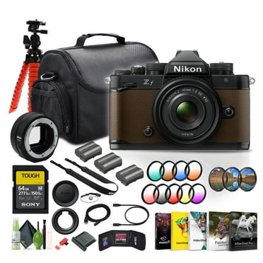 Nikon Zf 24.5MP Mirrorless Camera New + NIKKOR Z 40mm Lens + FTZ II Mount Adapter